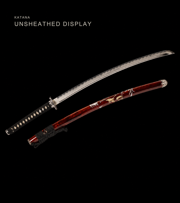 Unsharpened Silver-Gilt Collector Katana — Clay-Tempered, True Yokote — view 1