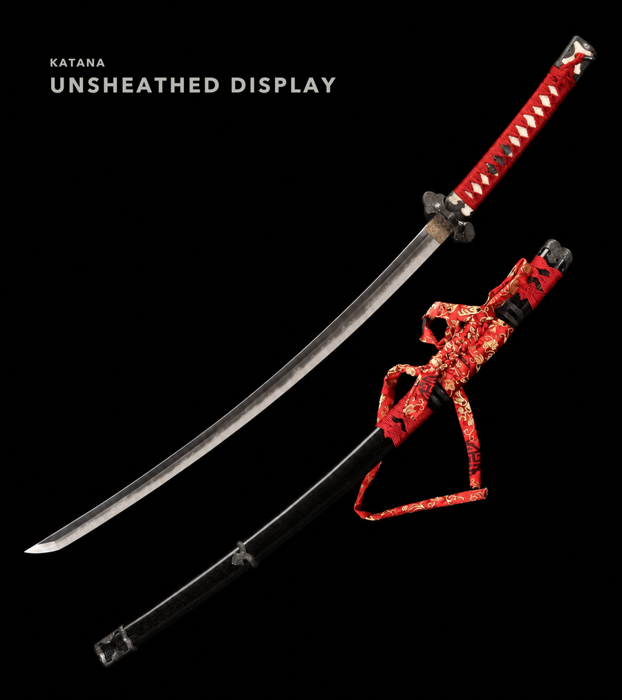 Unsharpened Shogunate Collector Tachi — Clay-Tempered, Wild Rayskin Tsuka — view 1