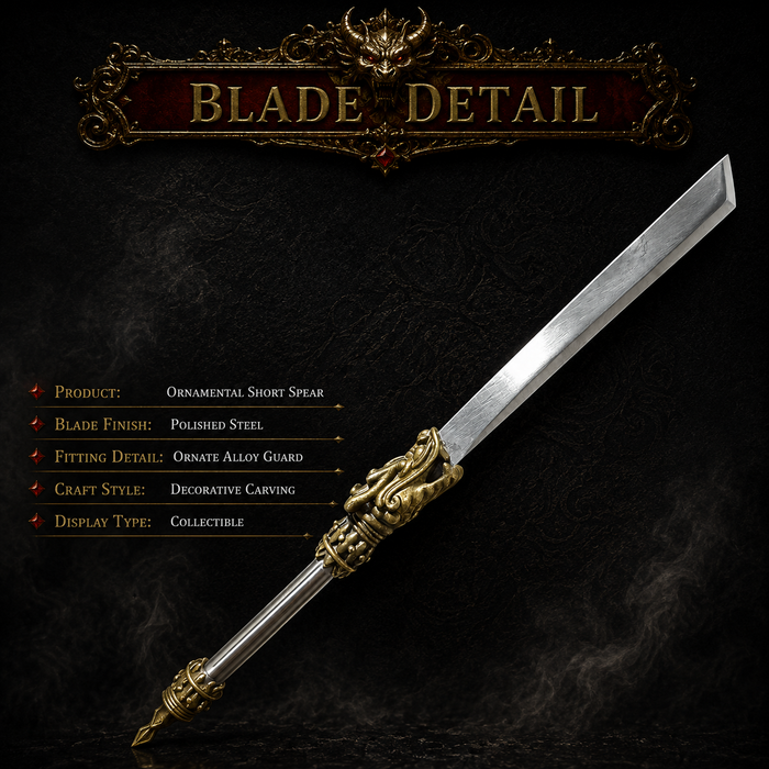 Ornamental Short Spear Miniature - product photo - MythArc collectible