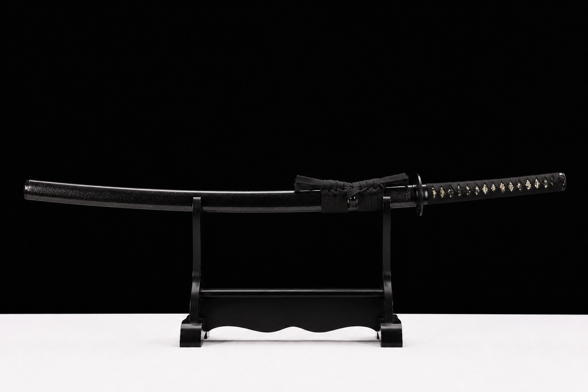 Phantom Katana — Titanium-Coated 5160, Blackened Fittings