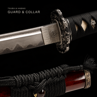 Unsharpened Silver-Tone Collector Katana — Clay-Tempered, True Yokote — gallery image 3