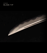 Unsharpened Patterned-Steel Shogunate Tachi — Clay-Tempered, Copper Fittings — gallery image 3