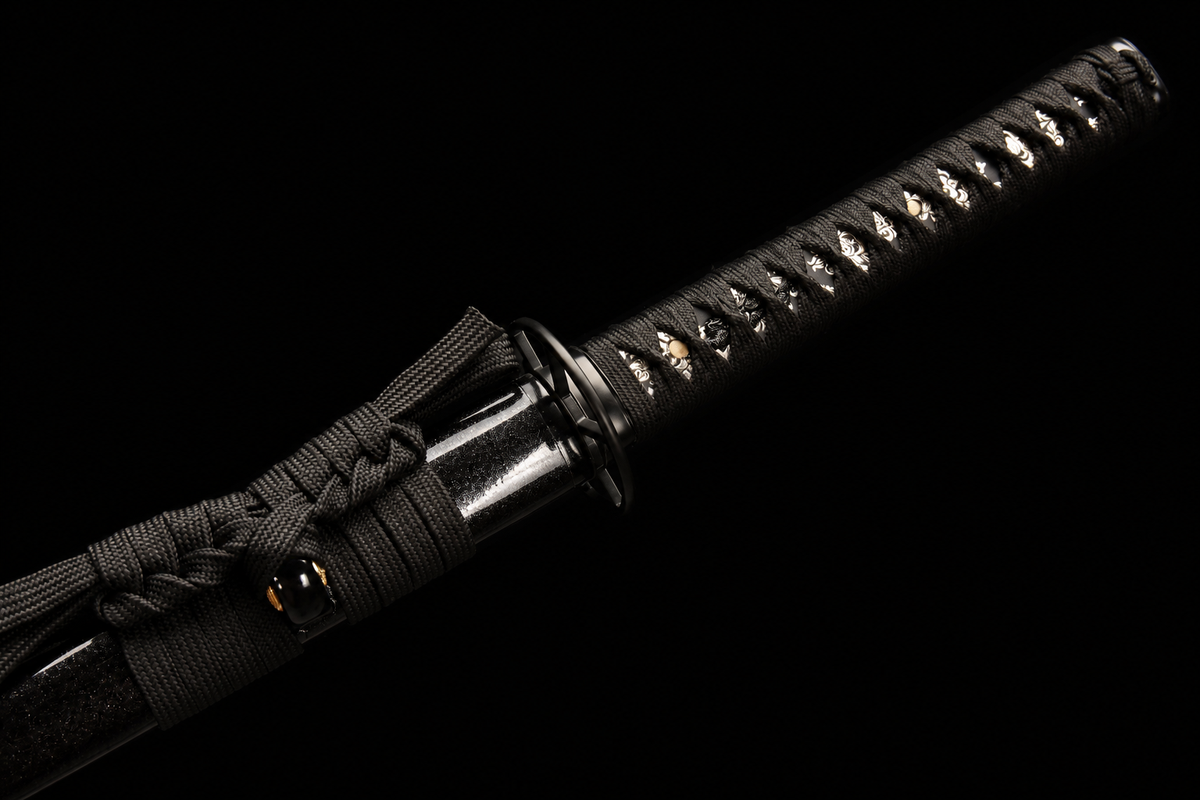 Phantom Katana — Titanium-Coated 5160, Blackened Fittings