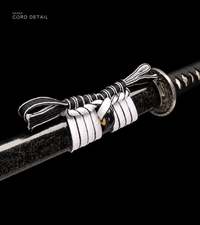 Unsharpened Cloud-Dragon Collector Katana — 5160 Spring Steel, Copper-Alloy Fittings — gallery image 6