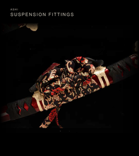 Unsharpened Patterned-Steel Shogunate Tachi — Clay-Tempered, Copper Fittings — gallery image 6