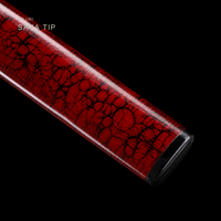 Unsharpened Chrysanthemum-Tsuba Katana — Mirror-Polished 5160, Red Mottled Saya — gallery image 6