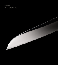 Unsharpened Chrysanthemum Tachi for Display – 65Mn Steel — gallery image 7