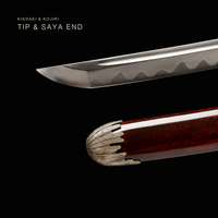 Unsharpened Silver-Tone Collector Katana — Clay-Tempered, True Yokote — gallery image 7