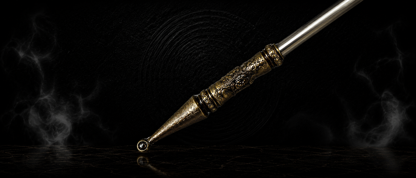 Lion King Elephant Trunk Miniature Dao - detail view - MythArc collectible