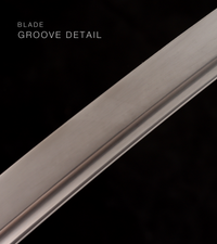 Unsharpened Collector Katana — Grey Ito, Red Metallic Saya — gallery image 7