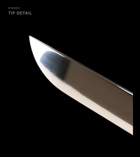 Unsharpened Hira-Zukuri Katana for Display – Silver Dragon Fittings — gallery image 7