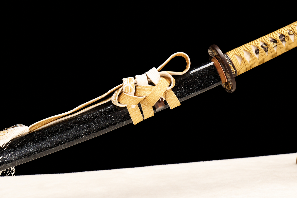 Unsharpened Collector Katana — Clay-Tempered Steel, Bo-Hi, Twenty-Stage Polish — view 5