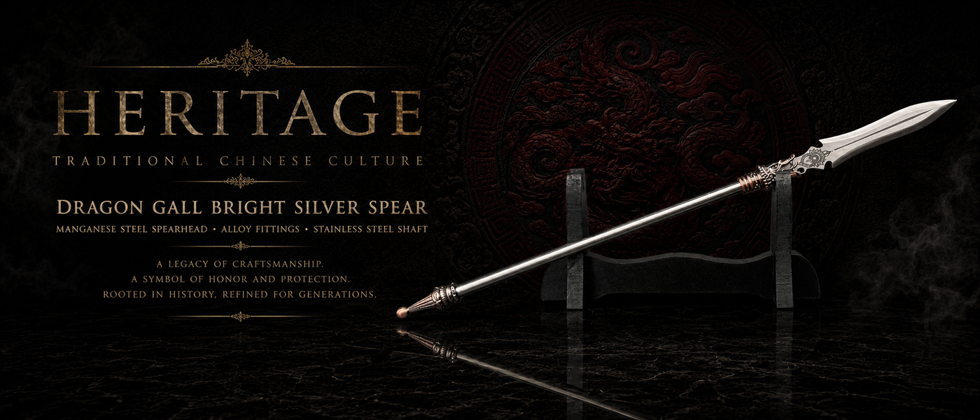 Bright Silver Spear Miniature - detail view - MythArc collectible