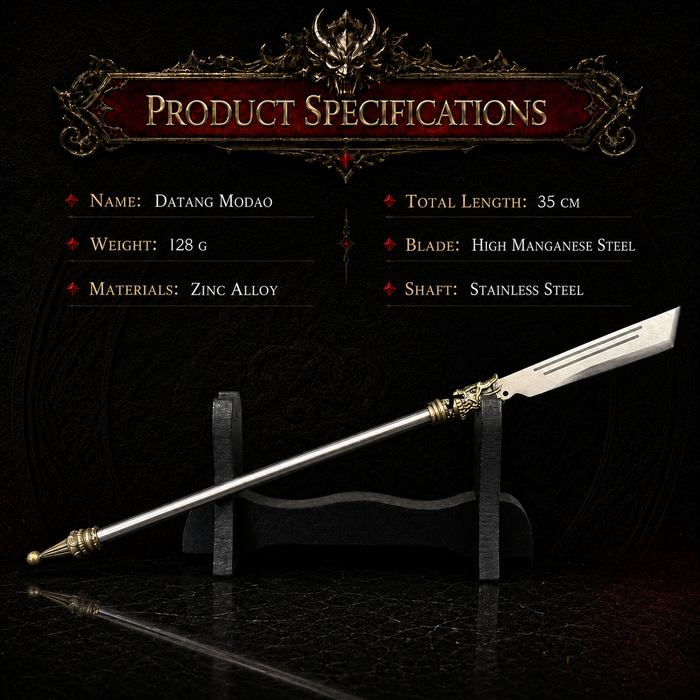 Tang Dynasty Modao Miniature Blade - product photo - MythArc collectible
