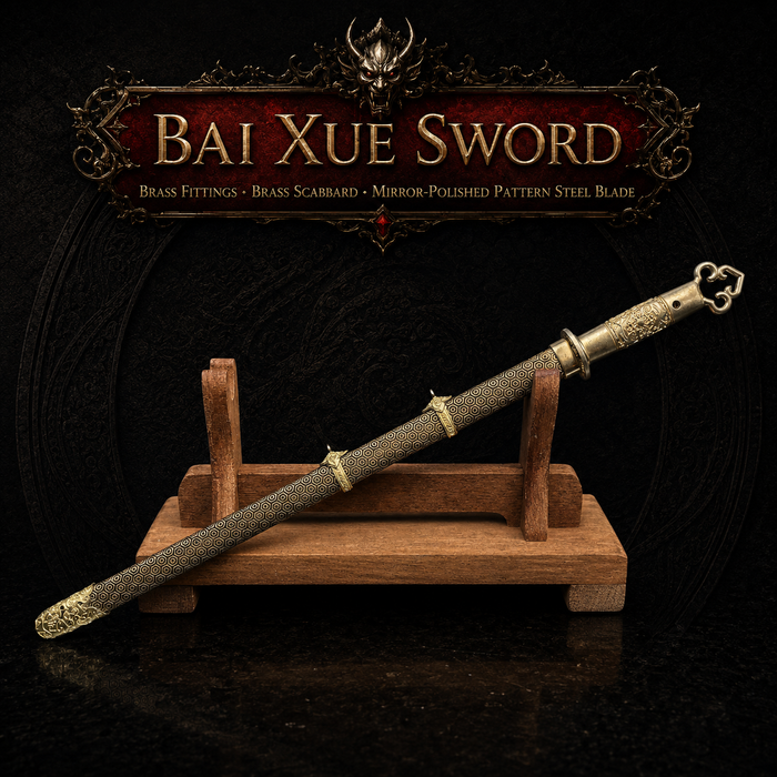 Bai Xue Sword - title card - MythArc collectible