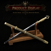 Bai Xue Sword - handle detail - MythArc collectible