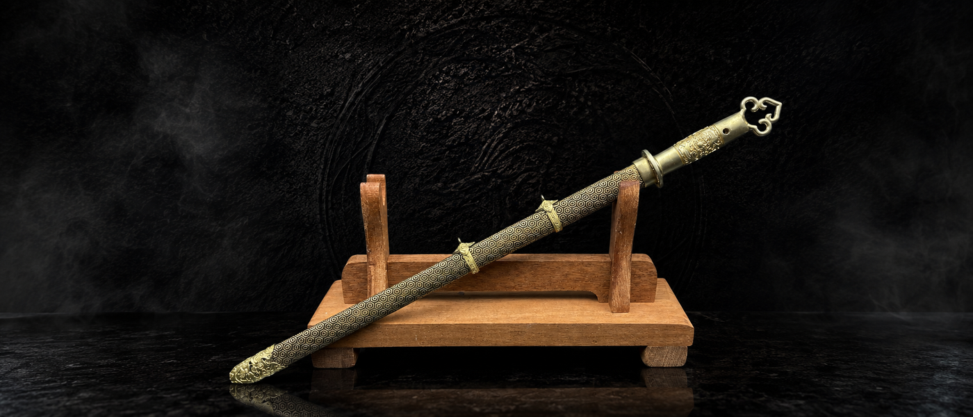 Bai Xue Sword - detail view - MythArc collectible