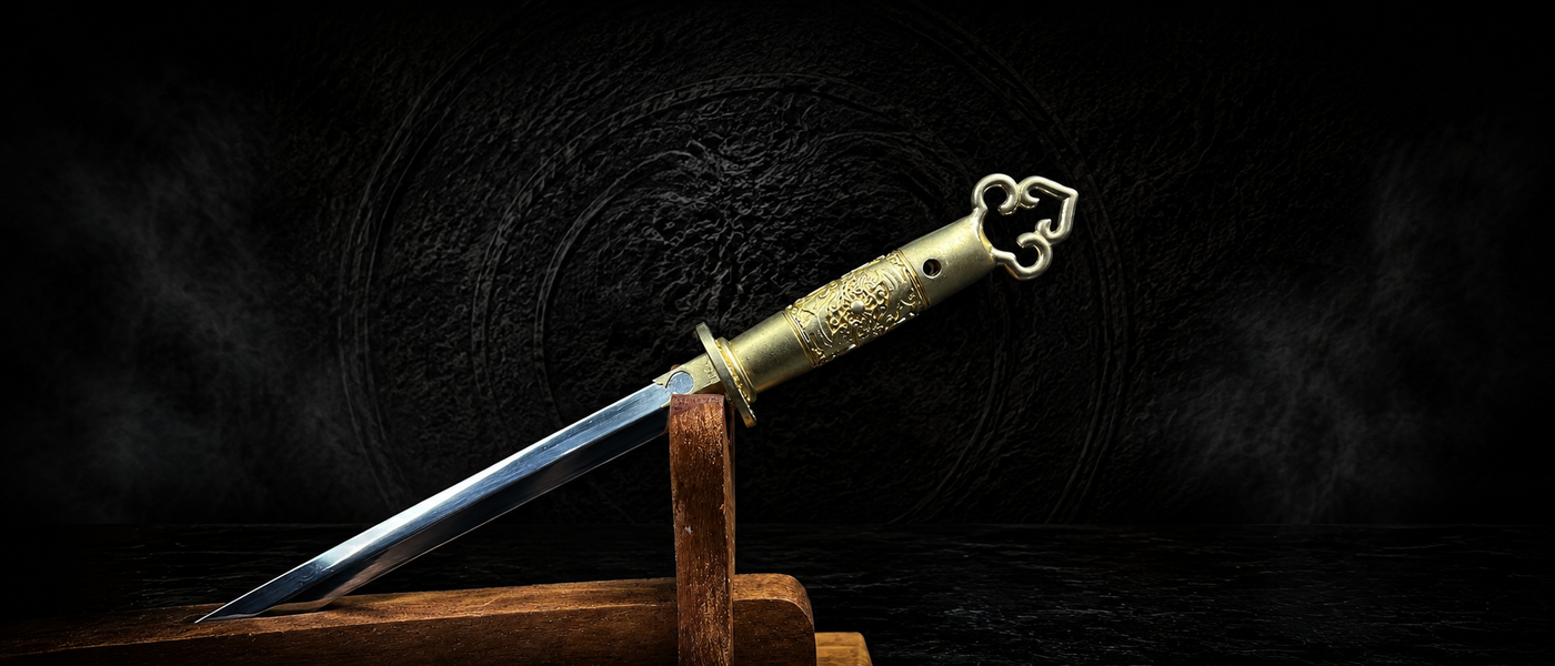 Bai Xue Sword - side view - MythArc collectible