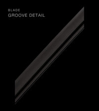 Unsharpened Blackened Collector Katana — Grey Ito, Gold-Fleck Saya — gallery image 8