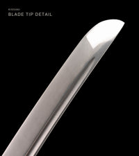 Unsharpened Collector Katana — Red-Diamond Ito, Black Speckled Saya — gallery image 7