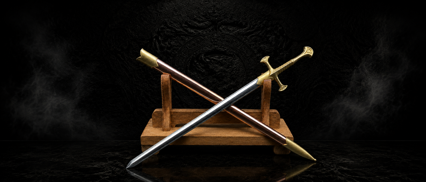 Nasir Holy Sword - full set view - MythArc collectible
