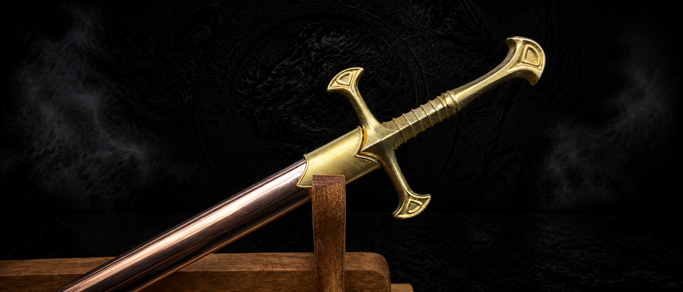 Nasir Holy Sword - display shot - MythArc collectible