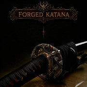 Dragon Cloud Katana T10 high-carbon steel decorative collector display - MythArc WebP collectible image 10