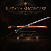 Chenqie Katana folded pattern steel red magnolia wood decorative collector display - MythArc WebP collectible image 4