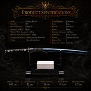 Yunfeng Katana T10 steel decorative collectible - MythArc image 1
