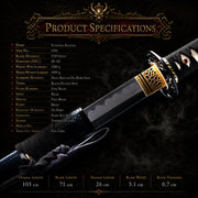 Yunfeng Katana T10 steel decorative collectible - MythArc image 3