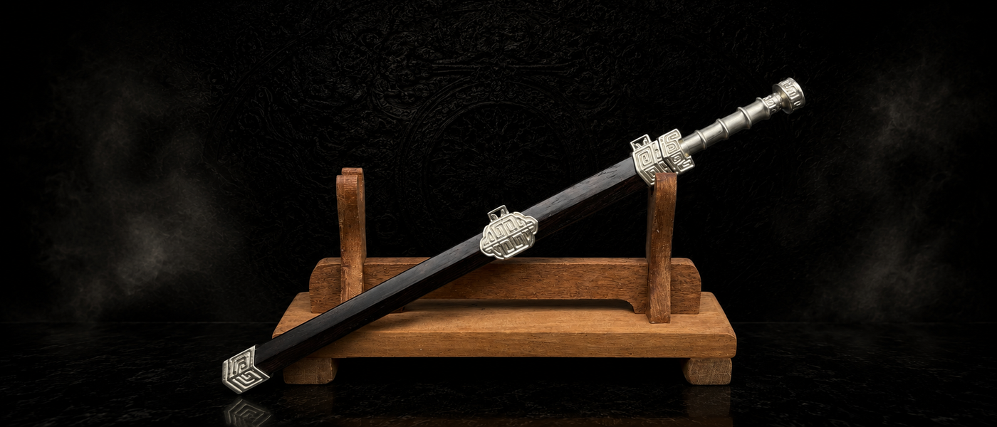 Qin King Sword - scabbard detail - MythArc collectible