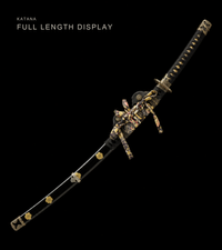 Unsharpened Deep-Curve Tachi — Mirror-Polished, Zinc-Alloy Fittings — gallery image 2