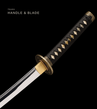 Unsharpened Deep-Curve Tachi — Mirror-Polished, Zinc-Alloy Fittings — gallery image 4