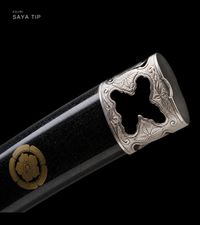 Unsharpened Aoi-Crest Deep-Curve Tachi — Mirror-Polished 5160 — gallery image 7