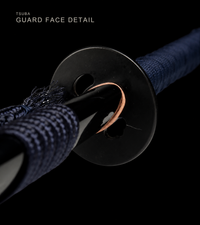 Unsharpened Cloud Dragon Katana — 65Mn Manganese Steel, Lacquered Saya — gallery image 6