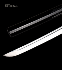 Unsharpened Cloud Dragon Katana — 65Mn Manganese Steel, Lacquered Saya — gallery image 7