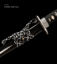 Unsharpened Basin Dragon Collector Wakizashi — Clay-Tempered T10, Hammered Finish — gallery image 6