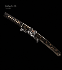 Unsharpened Nickel-Silver Collector Wakizashi — Full-Hardened T10, Presentation Box — gallery image 2