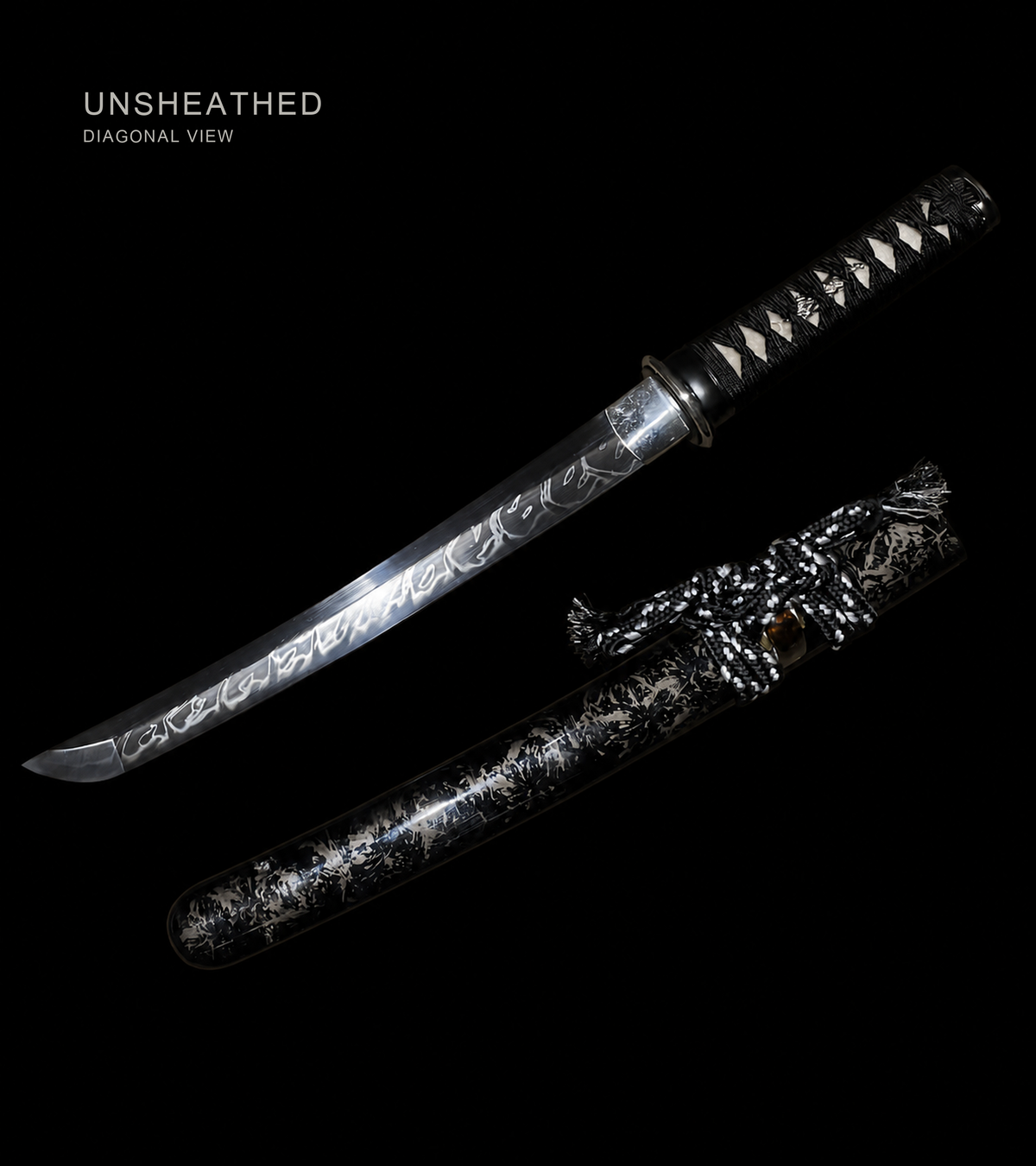 Nickel-Silver Wakizashi — Full-Hardened T10, Presentation Box — catalogue view 2
