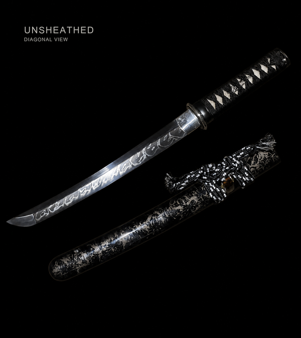 Nickel-Silver Wakizashi — Full-Hardened T10, Presentation Box — catalogue view 2