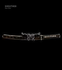 Unsharpened Nickel-Silver Collector Wakizashi — Full-Hardened T10, Presentation Box — gallery image 5