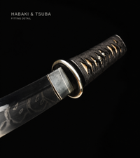 Unsharpened Nickel-Silver Collector Wakizashi — Full-Hardened T10, Presentation Box — gallery image 6