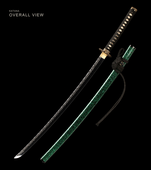 Eagle Eye Katana — T1095, Hammered Finish, Copper Fittings — catalogue view 4