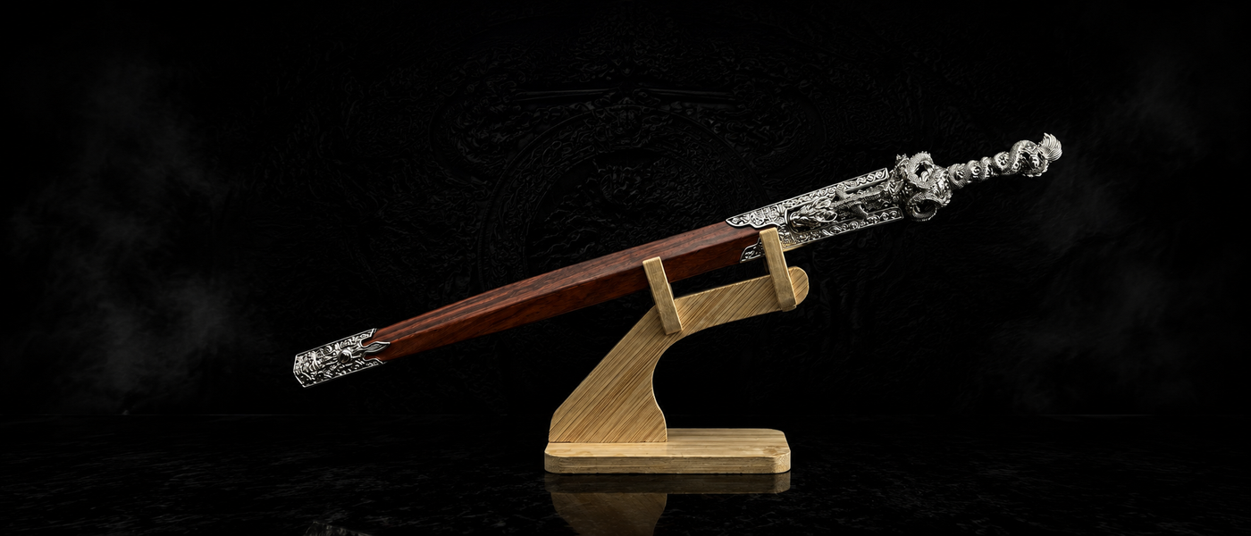 You Long Sword - scabbard detail - MythArc collectible